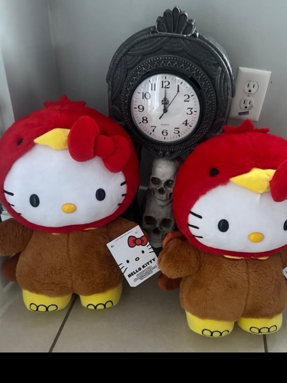 19" Sanrio Hello Kitty Thanksgiving Harvest Fall Autumn Turkey Plush Greeters se